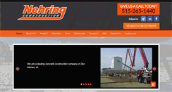Desktop Screenshot of nehringconstruction.com